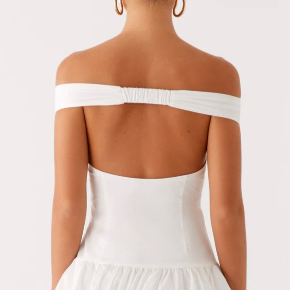 Peppermayo Backless White Halter Dress XXS - Picture 2 of 8